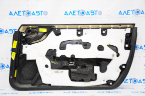 Door trim card front left Dodge Challenger 15-23 rest, leather, black, ALPINE, scratches