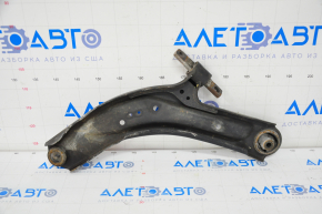Lower front right control arm Nissan Rogue 14-20 torn silent block, cracked boot