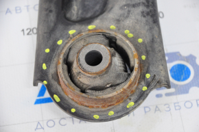 Lower front right control arm Nissan Rogue 14-20 torn silent block, cracked boot