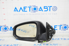 Side mirror left Toyota Highlander 14-19 6 pins, turn signal, heated, black