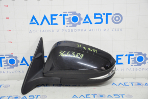 Side mirror left Toyota Highlander 14-19 6 pins, turn signal, heated, black