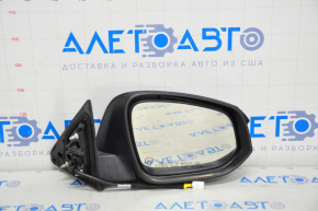 Side mirror right Toyota Highlander 14-19 6 pins, turn signal, heated, black