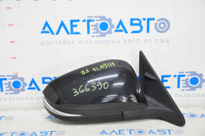 Side mirror right Toyota Highlander 14-19 6 pins, turn signal, heated, black