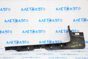Door sill trim front right Dodge Challenger 15-23 black, scuffed