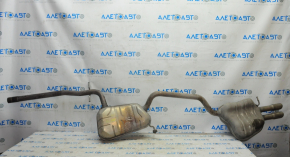 Exhaust manifold assembly VW Jetta 11-18 USA 1.4T resonator with barrel