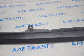 Rear bumper lip trim lower Toyota Highlander 14-19 structure, scratches, cracked crepe, dented