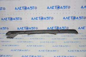 Rear bumper lip trim lower Toyota Highlander 14-19 structure, scratches, cracked crepe, dented