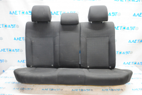 Rear row of seats 2nd row VW Jetta 11-18 USA black cloth with black insert, dry cleanable