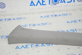 Front pillar trim upper left Toyota Highlander 14-19 gray, crack, chemically treated
