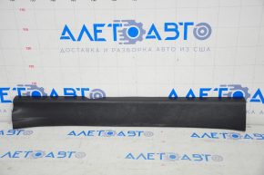 Door sill trim inner front right Toyota Highlander 14-19 black, worn