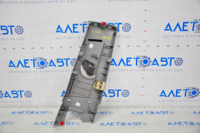 Center pillar trim upper belt left Toyota Highlander 14-19 gray, worn