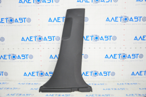 Center pillar trim lower right Toyota Highlander 14-19 black, broken fastener