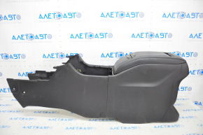 Console central armrest Toyota Highlander 14-16 black, scratches