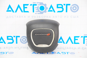 Airbag in steering wheel driver Dodge Challenger 15-23 black, peeled chrome