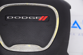 Airbag in steering wheel driver Dodge Challenger 15-23 black, peeled chrome