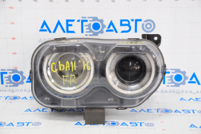 Headlight front right bare Dodge Challenger 15-23 rest, halogen, for polishing