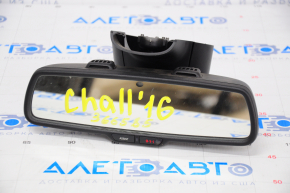 Interior mirror Dodge Challenger 15-16 black, auto-dimming, worn button