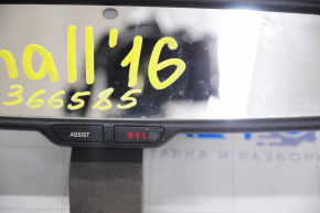 Interior mirror Dodge Challenger 15-16 black, auto-dimming, worn button