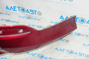 Rear bumper lip Ford Focus mk3 15-18 rest 4d Sport, red RR, scratches