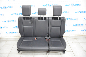 Rear row of seats 3 row Toyota Highlander 14-18 leather black