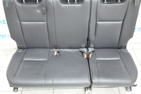 Rear row of seats 3 row Toyota Highlander 14-18 leather black