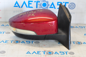 Side mirror right Ford Focus mk3 11-14 prerest usa red, 7 pins, turn signal, pokes