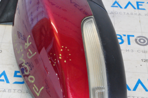 Side mirror right Ford Focus mk3 11-14 prerest usa red, 7 pins, turn signal, pokes