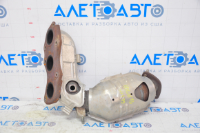 Exhaust manifold rear with catalytic converter Toyota Highlander 14-16 3.5