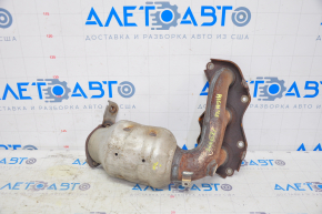 Front exhaust manifold with catalytic converter Toyota Highlander 14-16 3.5