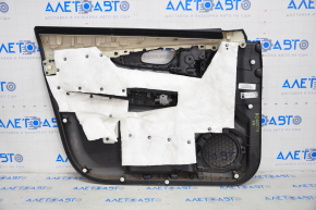 Door trim card front right Nissan Rogue 14-16 black, dark insert