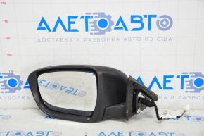 Side mirror left Nissan Rogue 14-16 5 pins, turn signal, blue