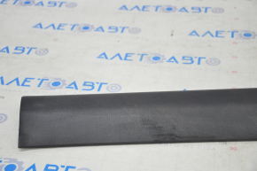 Door sill trim inner front left Nissan Rogue 14-20 black, rubbed