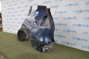 Quarter wing rear left Nissan Rogue 14-20 blue, pokes