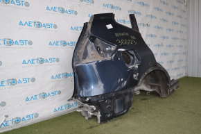 Quarter wing rear right Nissan Rogue 14-20 blue, pokes