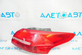Outer wing lamp right Ford Focus mk3 15-18 rest 4d, cracks, rubbed