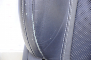 Passenger seat Dodge Challenger 15-18 rest, with airbag, mechanical, leather, black, scratch on leather