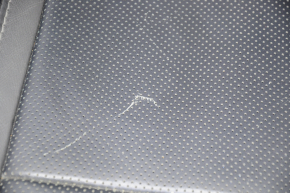 Passenger seat Dodge Challenger 15-18 rest, with airbag, mechanical, leather, black, scratch on leather