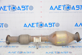 Exhaust line middle part with catalytic converter Toyota Highlander 14-16 3.5 is dented