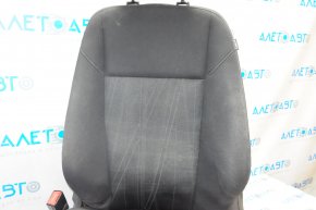 Driver's seat Ford Focus mk3 15-18 rest, without airbag, fur, cloth black, for dry cleaning