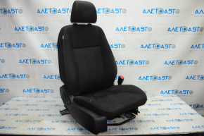 Passenger seat Ford Focus mk3 15-18 rest, without airbag, mechanical, cloth black, for dry cleaning