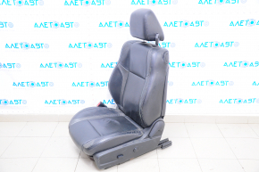 Driver's seat Dodge Challenger 15-18 rest, with airbag, electric + manual, leather, black, worn leather