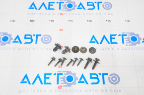 Dodge Challenger 15 Front Bumper Hardware - Incomplete, 13 pcs.