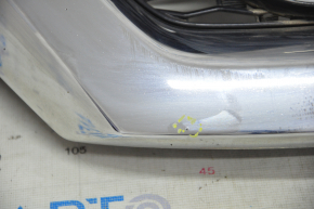 Radiator grill grill Nissan Rogue 14-15 without camera with emblem, chips on chrome