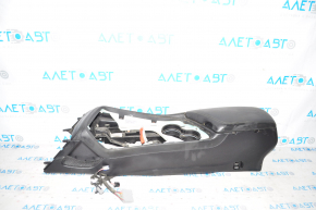 Console center armrest and cup holders Dodge Challenger 15-23 rest black