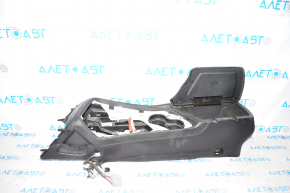 Console center armrest and cup holders Dodge Challenger 15-23 rest black