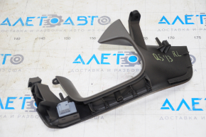 Rear left window lift control Audi Q5 8R 09-17 black with chrome, with trim, dark beige