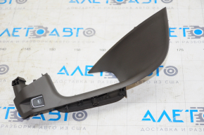 Rear right window lift control Audi Q5 8R 09-17 black with chrome, with trim, dark beige