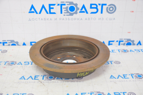 Rear left brake disc Toyota Highlander 14-19 10 mm