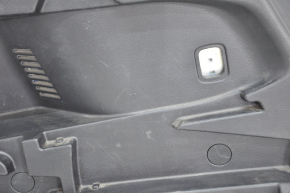 Left arch trim Nissan Rogue 14-18 black, under 2 rows, worn, scratches