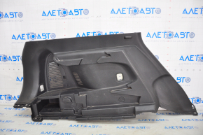Left arch trim Nissan Rogue 14-18 black, under 2 rows, worn, scratches